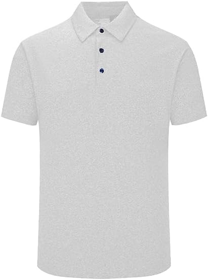 3 Pack Men's Dry Fit Golf Polo Shirts - Quick-Dry Performance Moisture-Wicking Short Sleeve Tops for Golf, Tennis & Active Lifestyle